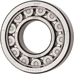 SKF - 45mm Bore Diam, 100mm Outside Diam, 25mm Wide Cylindrical Roller Bearing - 99,000 N Dynamic Capacity, 100,000 Lbs. Static Capacity - Benchmark Tooling