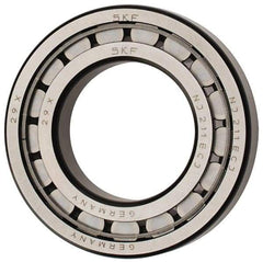 SKF - 55mm Bore Diam, 100mm Outside Diam, 21mm Wide Cylindrical Roller Bearing - 84,200 N Dynamic Capacity, 95,000 Lbs. Static Capacity - Benchmark Tooling