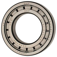 SKF - 55mm Bore Diam, 100mm Outside Diam, 21mm Wide Cylindrical Roller Bearing - 84,200 N Dynamic Capacity, 95,000 Lbs. Static Capacity - Benchmark Tooling