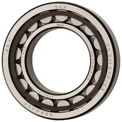 SKF - 55mm Bore Diam, 100mm Outside Diam, 21mm Wide Cylindrical Roller Bearing - 84,200 N Dynamic Capacity, 95,000 Lbs. Static Capacity - Benchmark Tooling