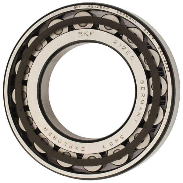 SKF - 60mm Bore Diam, 110mm Outside Diam, 22mm Wide Cylindrical Roller Bearing - 93,500 N Dynamic Capacity, 102,000 Lbs. Static Capacity - Benchmark Tooling