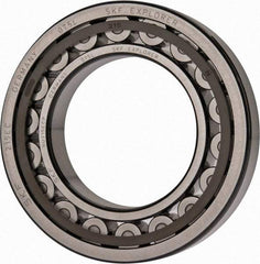 SKF - 75mm Bore Diam, 130mm Outside Diam, 25mm Wide Cylindrical Roller Bearing - 130,000 N Dynamic Capacity, 156,000 Lbs. Static Capacity - Benchmark Tooling