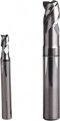 Seco - 2.5mm, 3 Flute, Single End, Solid Carbide, 0.2mm Corner Radius End Mill - 40mm OAL, 40° Helix, Right Hand Flute, 4mm LOC, Right Hand Cut, 6mm Extended Reach - Benchmark Tooling