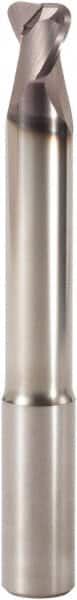 Seco - 3mm, 2 Flute, Single End, Solid Carbide, 0.2mm Corner Radius End Mill - 40mm OAL, 30° Helix, Right Hand Flute, 4mm LOC, Right Hand Cut, 12mm Extended Reach - Benchmark Tooling