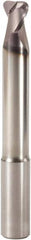 Seco - 3mm, 2 Flute, Single End, Solid Carbide, 0.2mm Corner Radius End Mill - 40mm OAL, 30° Helix, Right Hand Flute, 4mm LOC, Right Hand Cut, 12mm Extended Reach - Benchmark Tooling