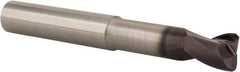 Seco - 10mm, 2 Flute, Single End, Solid Carbide, 1.5mm Corner Radius End Mill - 80mm OAL, 30° Helix, Right Hand Flute, 12mm LOC, Right Hand Cut, 36mm Extended Reach - Benchmark Tooling