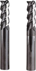 Seco - 16mm, 3 Flute, Single End, Solid Carbide, 0.5mm Corner Radius End Mill - 90mm OAL, 50° Helix, Right Hand Flute, 30mm LOC, Right Hand Cut - Benchmark Tooling