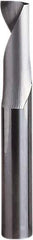 Seco - 3mm, 10mm LOC, 3mm Shank Diam, 40mm OAL, 1 Flute, Solid Carbide Square End Mill - Single End, Uncoated, Spiral Flute, 30° Helix, Centercutting, Right Hand Cut, Right Hand Flute, Series J28 - Benchmark Tooling