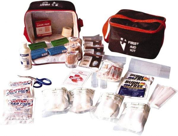 Ability One - 81 Piece, 8 Person, Burn Aid First Aid Kit - Nylon Bag - Benchmark Tooling