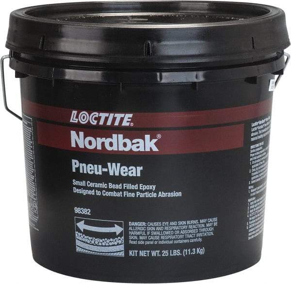 Loctite - 25 Lb Pail Two Part Epoxy - 30 min Working Time, 795 psi Shear Strength, Series Pneu-Wear - Benchmark Tooling