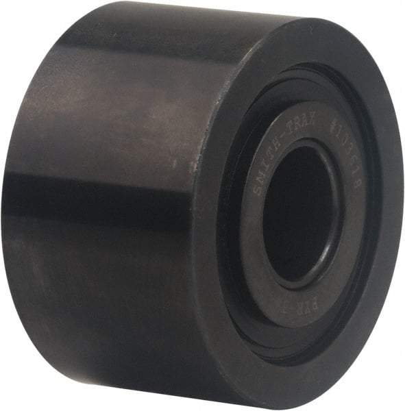 Accurate Bushing - 25mm Bore, 72mm Roller Diam x 44mm Width, Carbon Steel Yoke Cam Follower - 63,500 N Dynamic Load Capacity, 46mm Overall Width - Benchmark Tooling