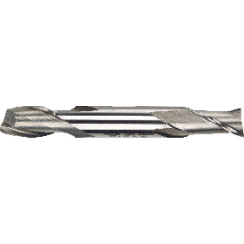 ‎7/16″ Dia. × 1/2″ Shank × 13/16″ DOC × 4-1/8″ OAL, HSS, Uncoated, 2 Flute, 30° Helix, Plain, External, Center Cutting, Solid End Mill Series/List #1896G - Exact Industrial Supply