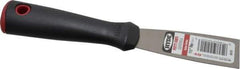 Hyde Tools - Flexible Carbon Steel Scraper - 1-1/2" Blade Width x 3-1/4" Blade Length, Polypropylene Handle - Benchmark Tooling