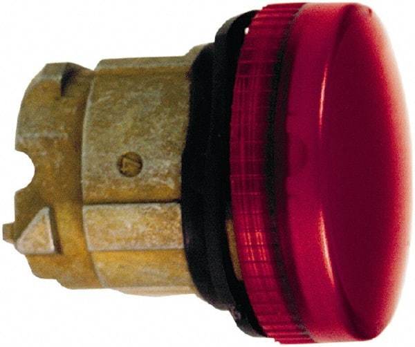 Schneider Electric - Red Lens Pilot Light - Round Lens, Shock Resistant, Vibration Resistant, Water Resistant - Benchmark Tooling