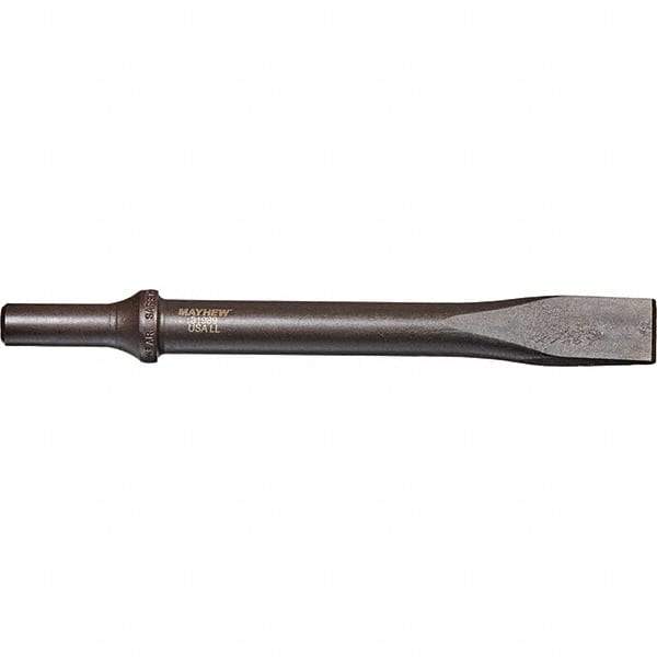 Mayhew - 3/4" Head Width, 7-1/2" OAL, Cold Chisel - Round Drive, Round Shank, Steel - Benchmark Tooling