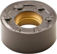 Kennametal - RNPJ1204M0 HD Grade KCPM20 Carbide Milling Insert - TiN/MT/TiCN/Al2O3 Finish, 0.187" Thick, 12mm Inscribed Circle - Benchmark Tooling