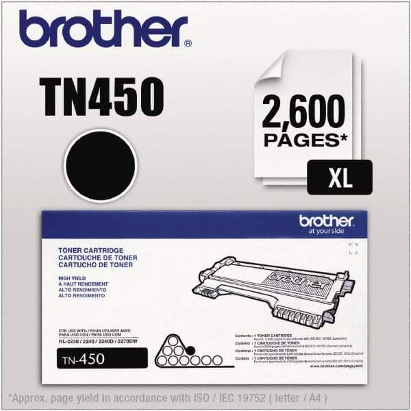 Brother - Black Toner Cartridge - Use with Brother DCP-7055, 7055W, 7060D, 7065DN, HL-2220, 2230, 2240, 2240D, 2270DW, 2275DW, 2280DW, intelliFAX-2840, 2940, MFC-7240, 7360N, 7365DN, 7460DN, 7860DW - Benchmark Tooling