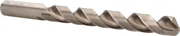 Hertel - 15/32" 135° Cobalt Jobber Drill - Bright Finish, Spiral Flute, 5-3/4" OAL, Split Point - Benchmark Tooling