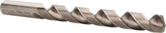 Hertel - 31/64" 135° Cobalt Jobber Drill - Bright Finish, Spiral Flute, 5-7/8" OAL, Split Point - Benchmark Tooling