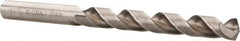 Hertel - 10mm 135° Cobalt Jobber Drill - Bright Finish, Spiral Flute, 5.2362" OAL, Split Point - Benchmark Tooling