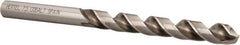 Hertel - 7.5mm 135° Cobalt Jobber Drill - Bright Finish, Spiral Flute, 4.2913" OAL, Split Point - Benchmark Tooling