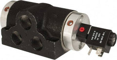ARO/Ingersoll-Rand - 1" Inlet x 1" Outlet, Solenoid Actuator, Spring Return, 2 Position, Body Ported Solenoid Air Valve - 280 CFM, 120 VAC Input, 7.8 CV, 4 Way, 150 psi, 180° Max Temp, -10° Min Temp - Benchmark Tooling