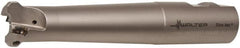 Walter - 31.75mm Cut Diam, 0.1181mm Max Depth of Cut, 1-1/4" Shank Diam, 7" OAL, Indexable Chamfer & Angle End Mill - ODM. 0504.., ODH. 0504.. Insert Style, Weldon Shank - Benchmark Tooling