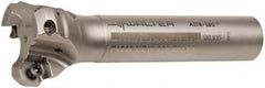 Walter - 3/4" Cut Diam, 8mm Max Depth of Cut, 3/4" Shank Diam, 8" OAL, Indexable Square Shoulder End Mill - AD.T 0803.. Inserts, Cylindrical Shank, 90° Lead Angle - Benchmark Tooling