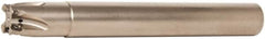 Walter - 1" Cut Diam, 8mm Max Depth of Cut, 1" Shank Diam, 8" OAL, Indexable Square Shoulder End Mill - AD.T 0803.. Inserts, Cylindrical Shank, 90° Lead Angle - Benchmark Tooling