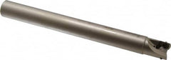 Walter - 3/4" Cut Diam, 11mm Max Depth of Cut, 3/4" Shank Diam, 7.53" OAL, Indexable Square Shoulder End Mill - AD.T 1204.. Inserts, Cylindrical Shank, 90° Lead Angle - Benchmark Tooling