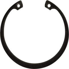 Rotor Clip - 0.078" Thick, Phosphate Finish, Steel Snap Internal Retaining Ring - 0.086" Groove Width, 0.074" Groove Depth, 2.648" Groove Diam, Grade 1060-1090 - Benchmark Tooling