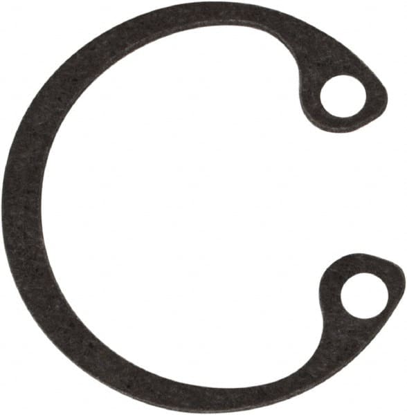 Rotor Clip - 0.015" Thick, Phosphate Finish, Steel Snap Internal Retaining Ring - 0.02" Groove Width, 0.009" Groove Depth, 0.33" Groove Diam, Grade 1060-1090 - Benchmark Tooling