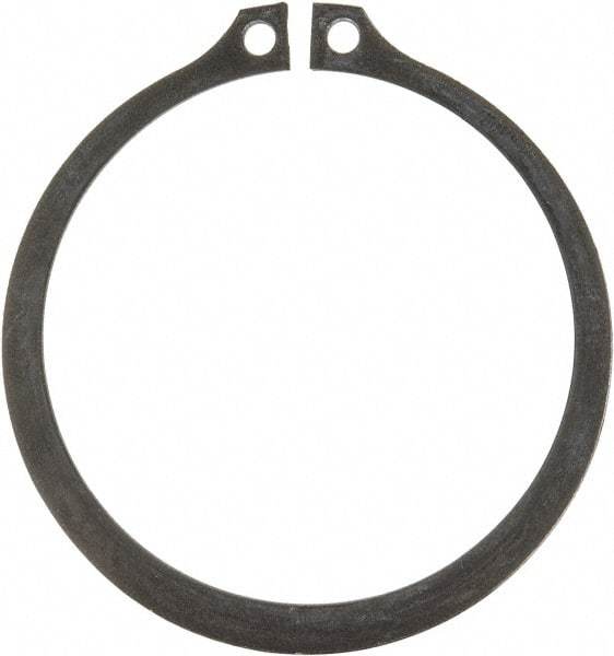 Rotor Clip - 2.36" Groove Diam, 2-1/2" Shaft Diam, Phosphate Steel, Snap External Retaining Rings - 0.086" Groove Width, 0.07" Groove Depth, 0.078" Ring Thickness, Grade 1060-1090 - Benchmark Tooling