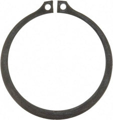 Rotor Clip - 2.36" Groove Diam, 2-1/2" Shaft Diam, Phosphate Steel, Snap External Retaining Rings - 0.086" Groove Width, 0.07" Groove Depth, 0.078" Ring Thickness, Grade 1060-1090 - Benchmark Tooling