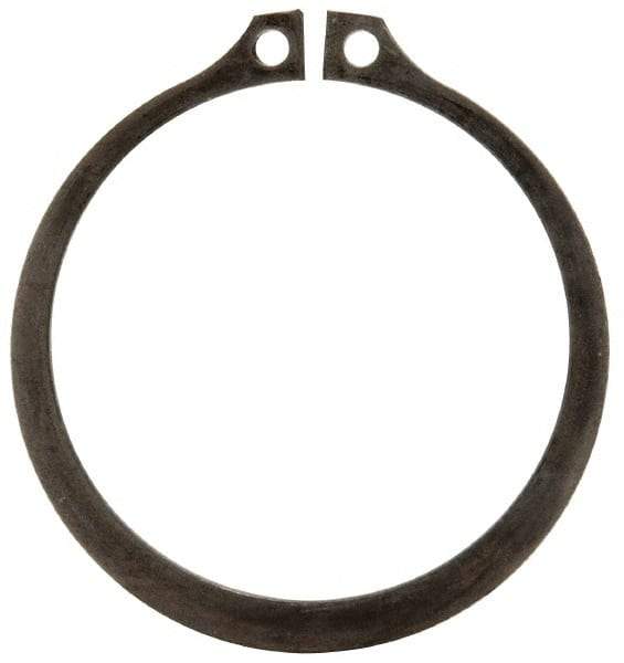 Rotor Clip - 2.12" Groove Diam, 2-1/4" Shaft Diam, Phosphate Steel, Snap External Retaining Rings - 0.086" Groove Width, 0.065" Groove Depth, 0.078" Ring Thickness, Grade 1060-1090 - Benchmark Tooling