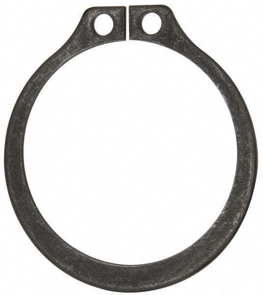 Rotor Clip - 1-13/32" Groove Diam, 1-1/2" Shaft Diam, Phosphate Steel, Snap External Retaining Rings - 0.056" Groove Width, 0.047" Groove Depth, 0.05" Ring Thickness, Grade 1060-1090 - Benchmark Tooling