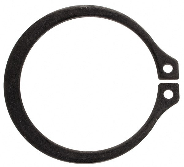 Rotor Clip - 63/64" Shaft Diam, 0.926" Groove Diam, Spring Steel External SH Style Retaining Ring - Benchmark Tooling