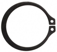 Rotor Clip - 1.232" Groove Diam, 1-5/16" Shaft Diam, Phosphate Steel, Snap External Retaining Rings - 0.056" Groove Width, 0.04" Groove Depth, 0.05" Ring Thickness, Grade 1060-1090 - Benchmark Tooling