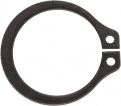 Rotor Clip - 0.559" Groove Diam, 19/32" Shaft Diam, Phosphate Steel, Snap External Retaining Rings - 0.039" Groove Width, 0.017" Groove Depth, 0.035" Ring Thickness, Grade 1060-1090 - Benchmark Tooling