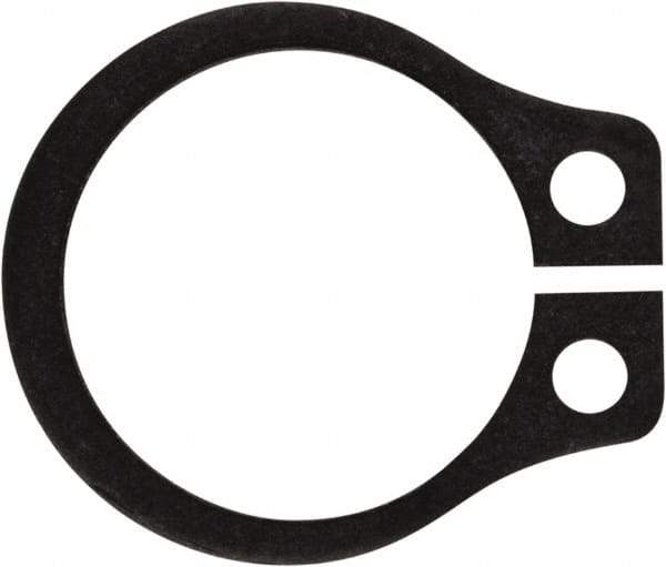 Rotor Clip - 0.321" Groove Diam, 11/32" Shaft Diam, Phosphate Steel, Snap External Retaining Rings - 0.029" Groove Width, 0.011" Groove Depth, 0.025" Ring Thickness, Grade 1060-1090 - Benchmark Tooling