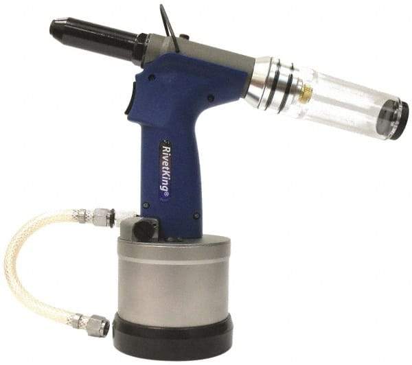 RivetKing - 5/32" Capacity, Air Riveter - 1mm Long Stroke, 20" Inlet - Benchmark Tooling