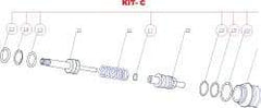 RivetKing - 3 to 6" Seal Kit for Rivet Tool - Benchmark Tooling