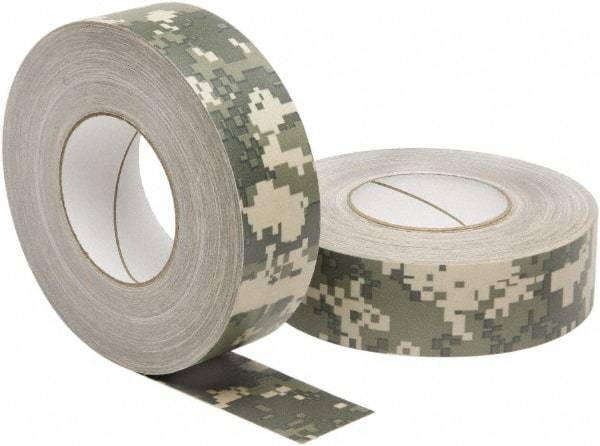 Ability One - 2-1/2" x 60 Yds Camouflage Duct Tape - 12 mil, Rubber Adhesive - Benchmark Tooling