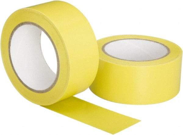 Ability One - Yellow Solid Color Vinyl Tape - 2" Wide x 108' Long, General Traffic - Benchmark Tooling