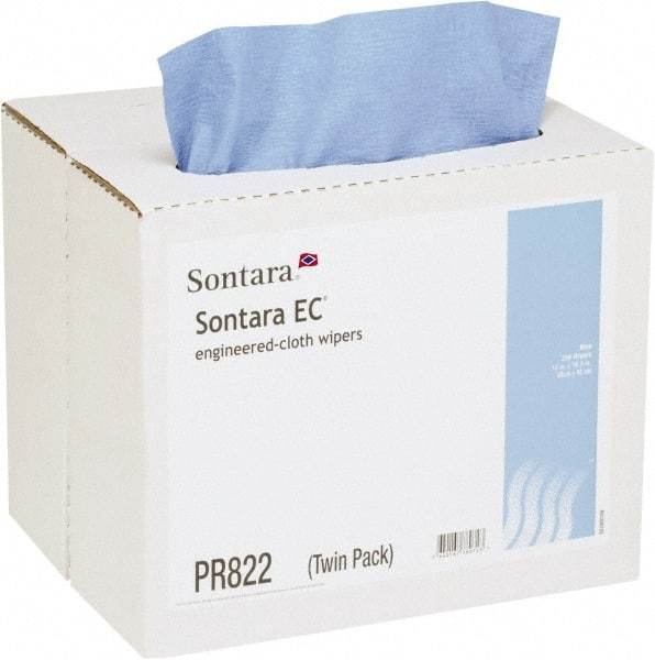 NuTrend Disposables - Dry General Purpose Wipes - Pop-Up, 12" x 16-1/2" Sheet Size, Blue - Benchmark Tooling