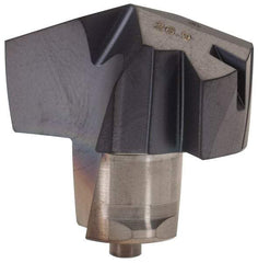 Iscar - Series ICP, 26.9mm Diam Grade IC908 140° Replaceable Drill Tip - Carbide, TiAlN Finish, 26 Seat Size - Benchmark Tooling