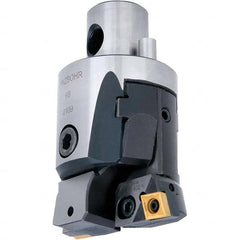 Techniks - Size D85, 3.937" Min Diam, Right Hand Modular Boring Cutting Unit Head - Benchmark Tooling