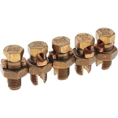 Value Collection - 10 to 6 AWG, Bronze Alloy, Split Bolt Connector - 15/32" Head Width - Benchmark Tooling