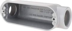 Value Collection - Form 85, C Body, 1-1/4" Trade, IMC, Rigid Aluminum Conduit Body - Oval - Benchmark Tooling