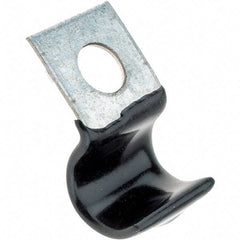 Value Collection - 3/8" Bundle Diam, 1/4" Hole, Steel Clamp - 3/8" Wide, Black - Benchmark Tooling